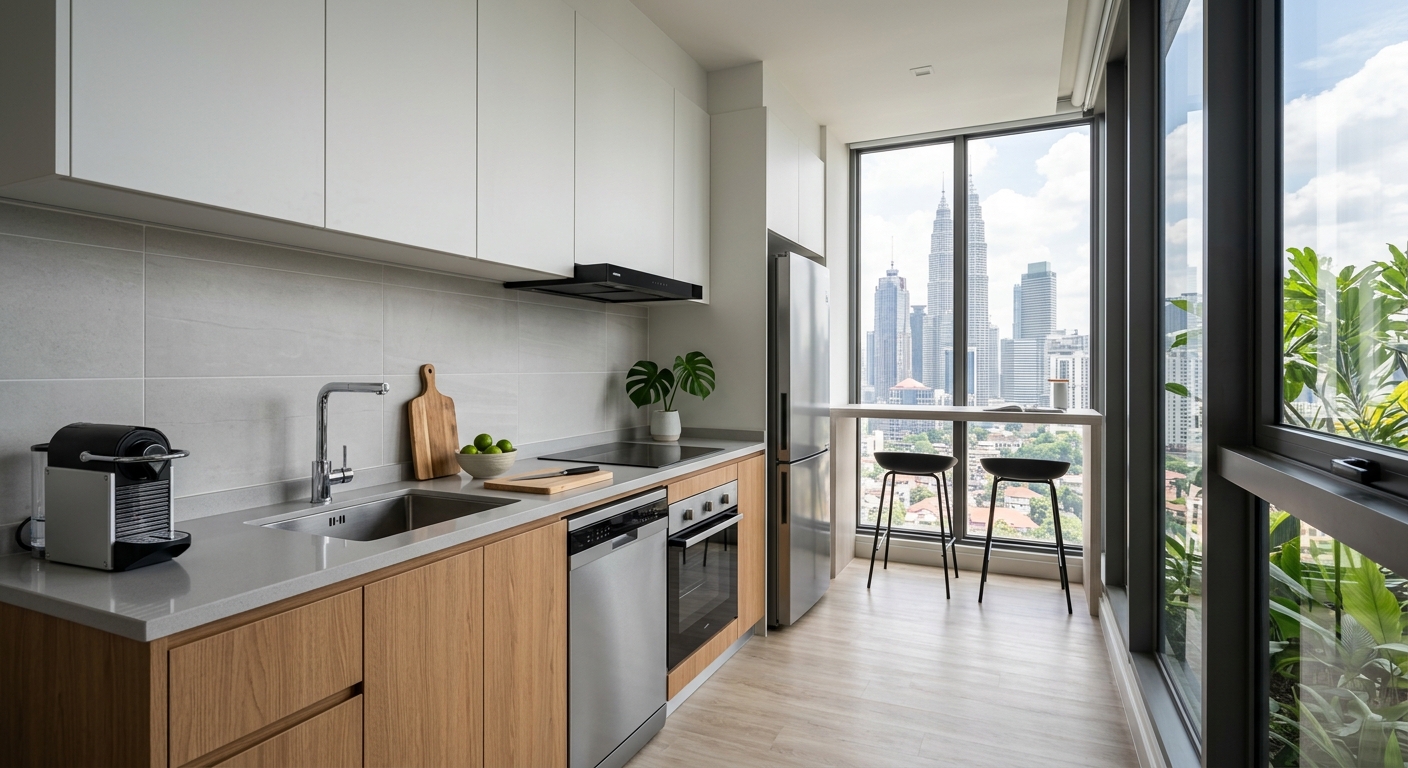 I-Shaped Kitchen