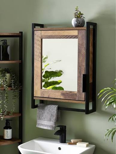 LED-Lit Mirror Cabinet