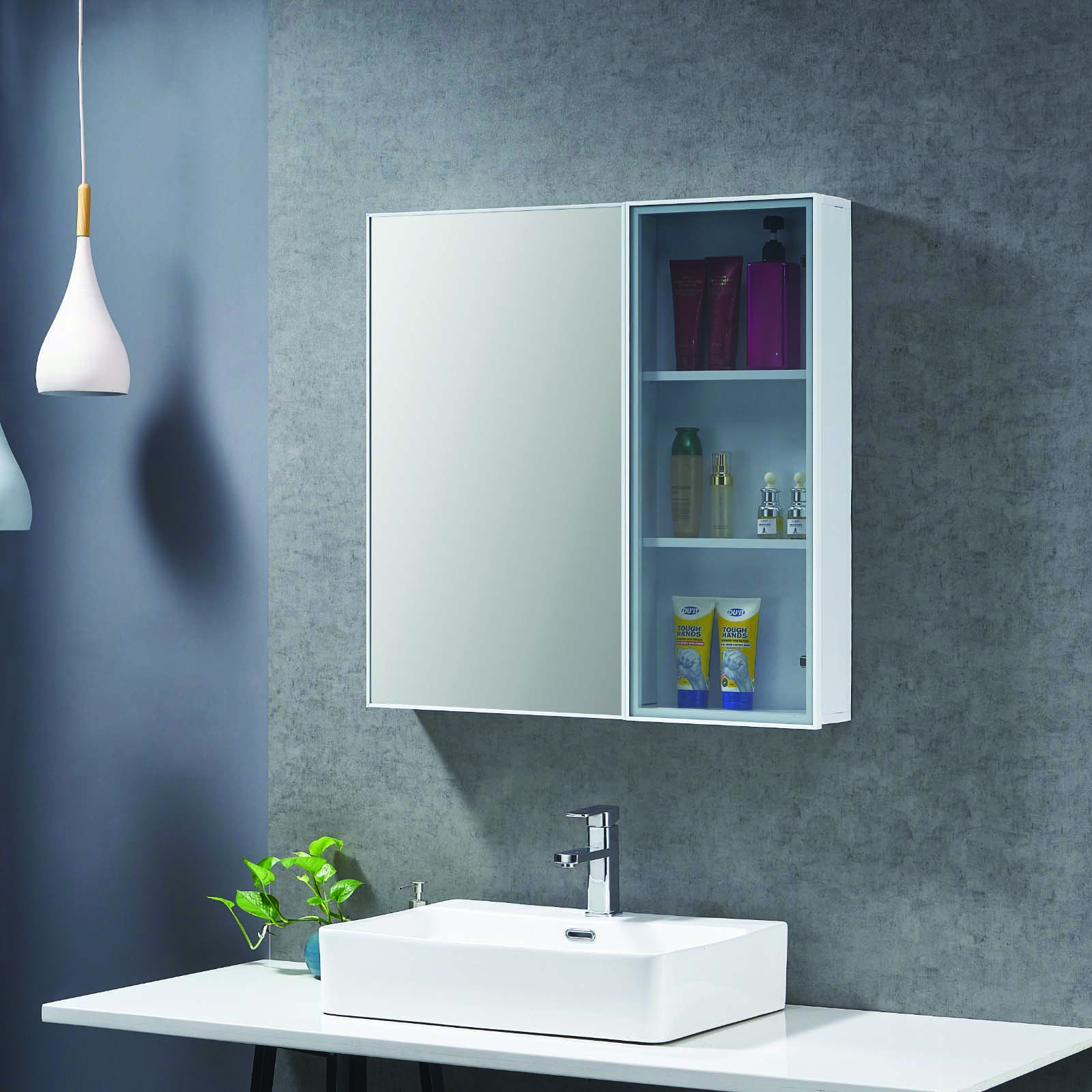 Tri-Fold Mirror Cabinet