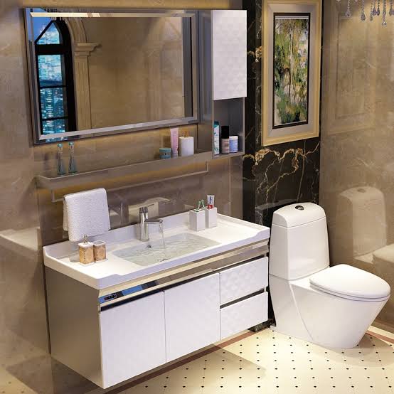 Compact Corner Vanity