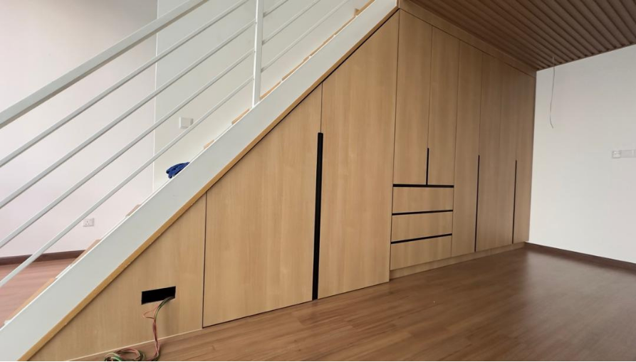Under-Stairs Timber Storage
