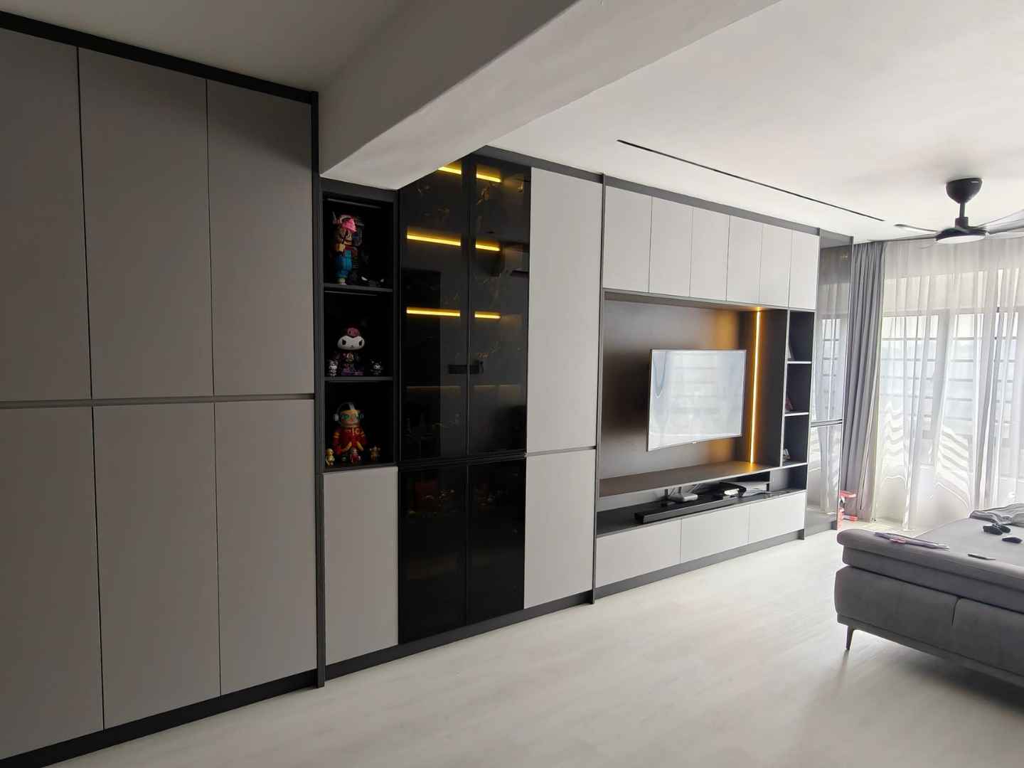 Feature Wall Display Storage