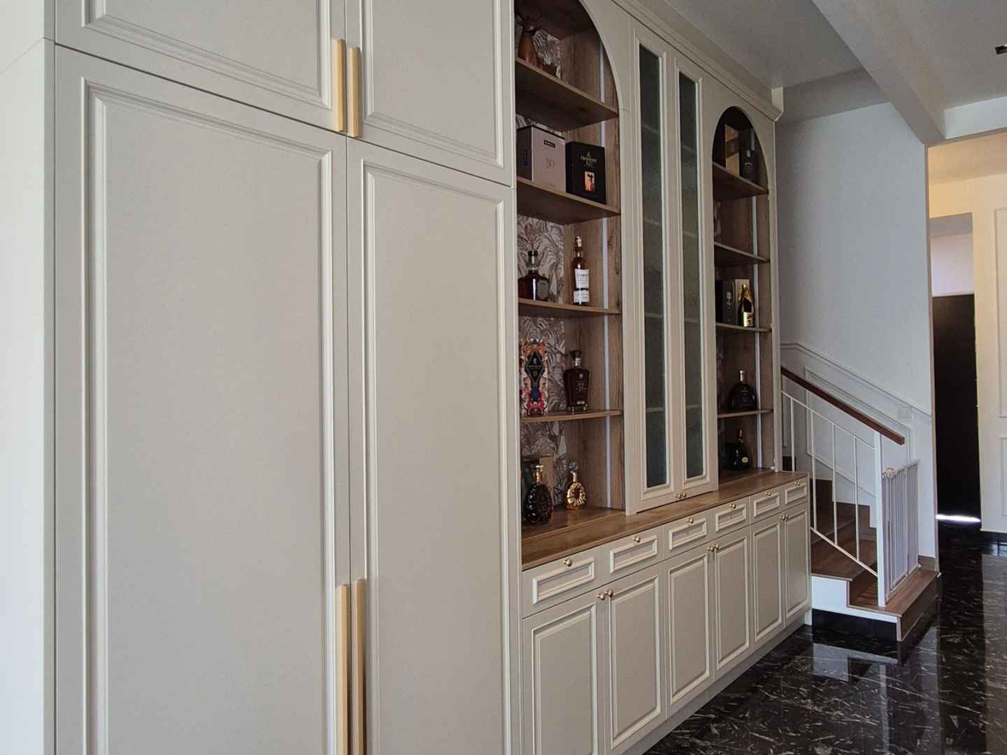 Rattan Entryway Cabinet